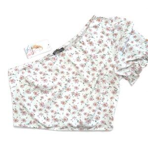PRETTYGARDEN Floral Off-Shoulder Top